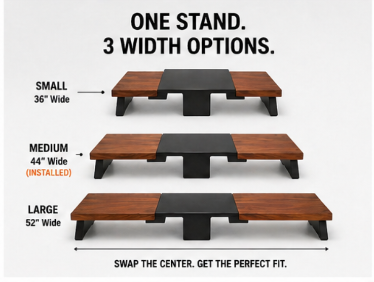 Modular Dual Monitor Stand
