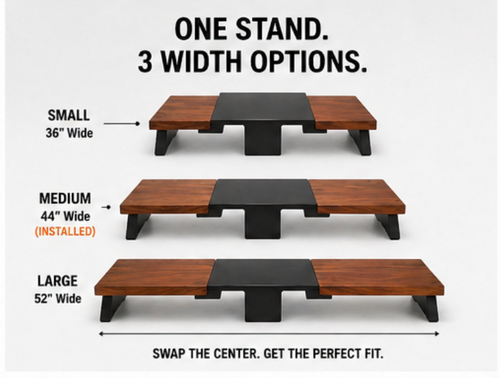 Modular Dual Monitor Stand