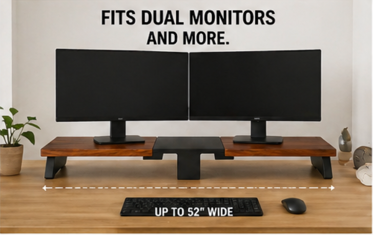 Modular Dual Monitor Stand